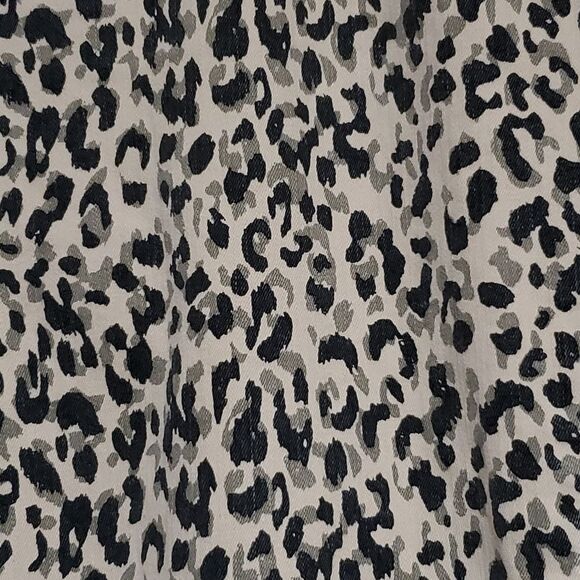 Ella Moss Leopard Print High Rise Skinny Ankle Jean Size 32 Waist - Picture 5 of 6